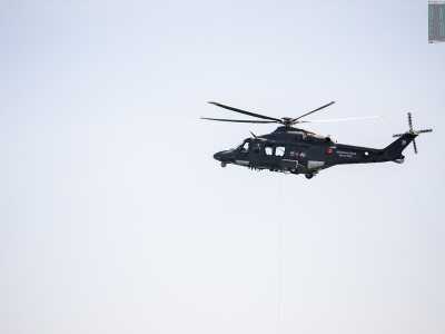 Aeronautica, esercitazione di salvataggio in mare